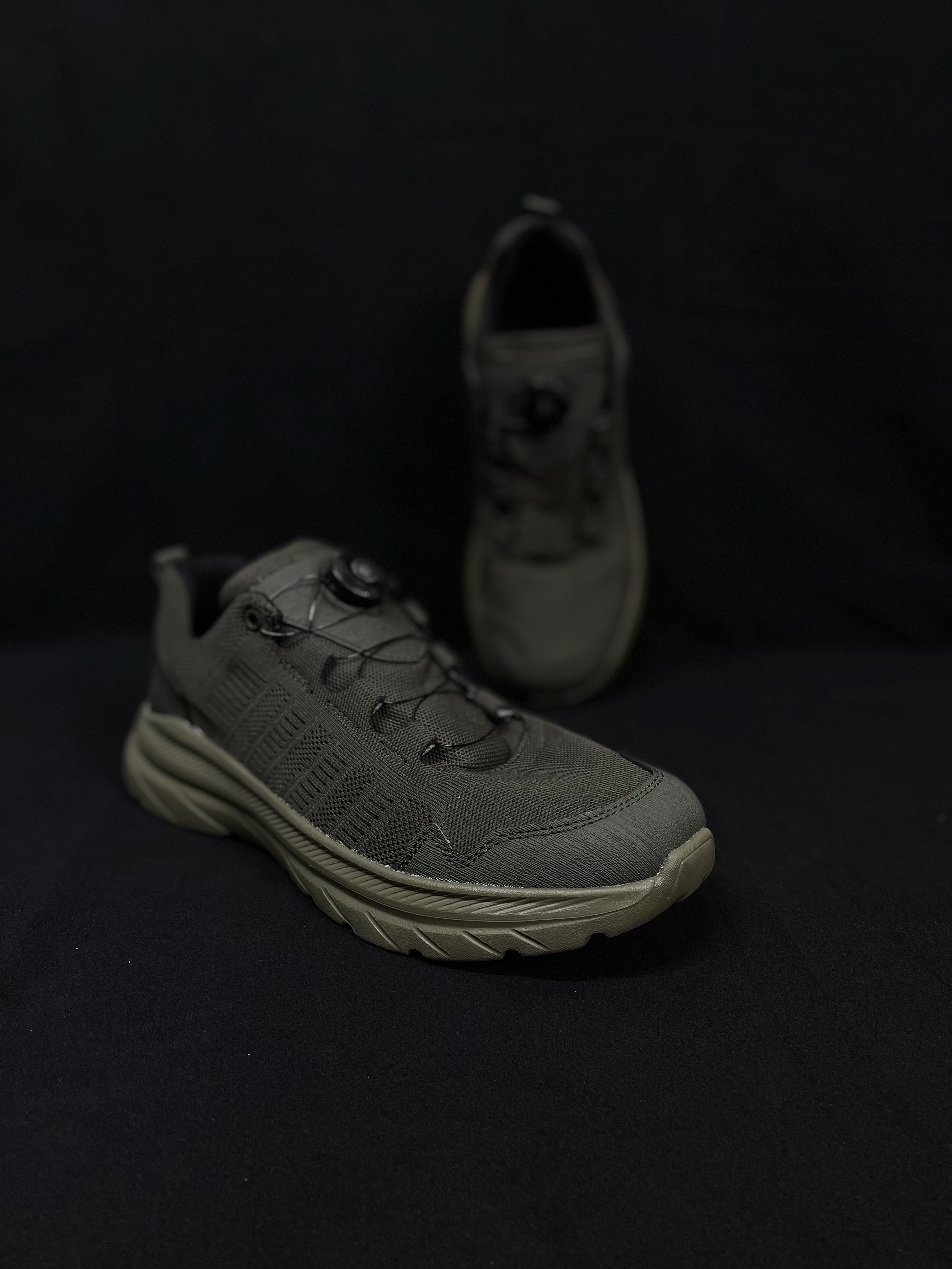 Кросівки сітка на автошнуровці OPTIMIST STEP LIGHT Хакі 2