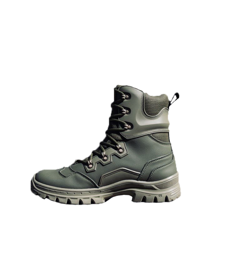 Берці шкіряні середні OPTIMIST TerraGuard Олива 2