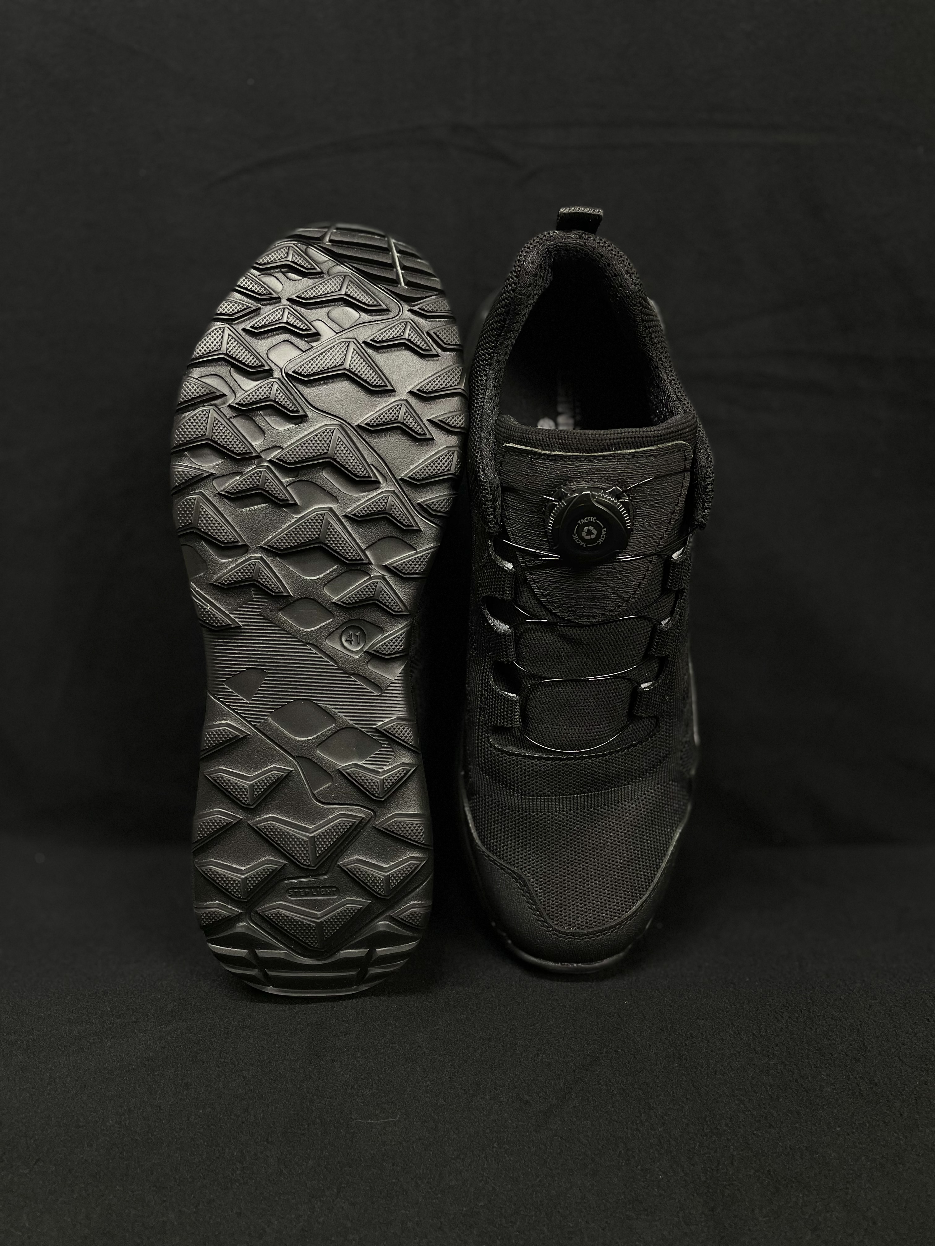 Кросівки сітка на автошнуровці OPTIMIST STEP LIGHT Чорні 6