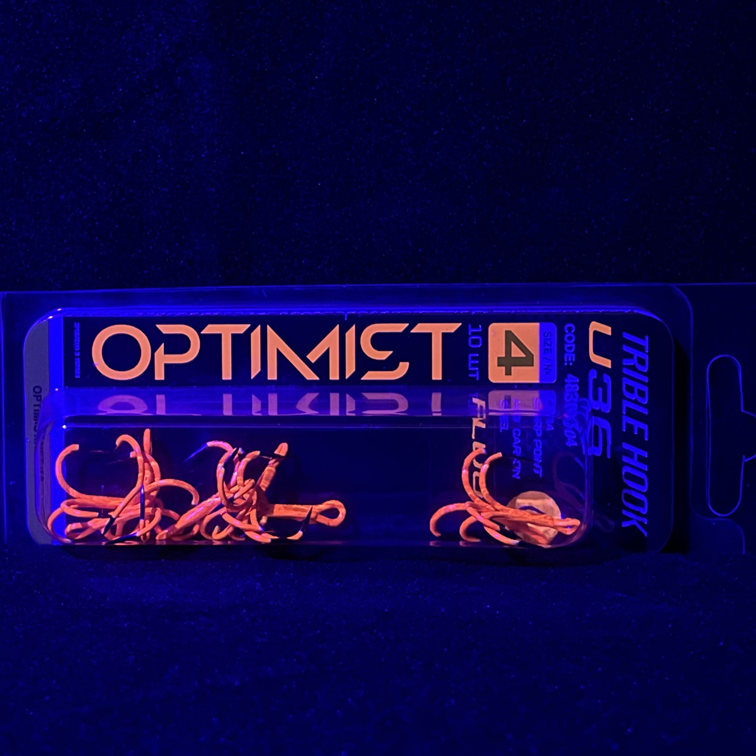 Трійник Optimist U-36 Orange № 4 (10шт\уп) 3