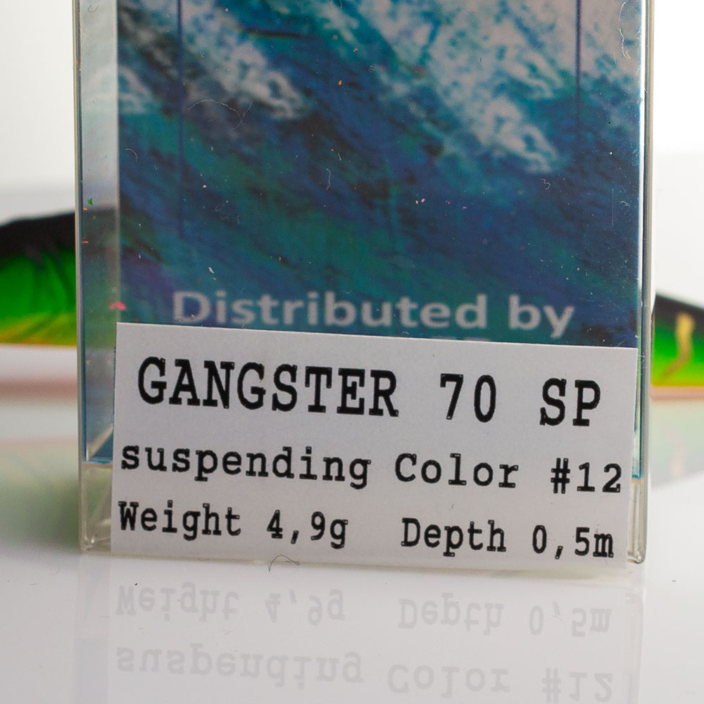 Воблер GANGSTER 70mm 4.9g col.12 (suspending) 2