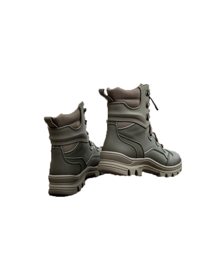 Берці шкіряні середні OPTIMIST TerraGuard Олива 3