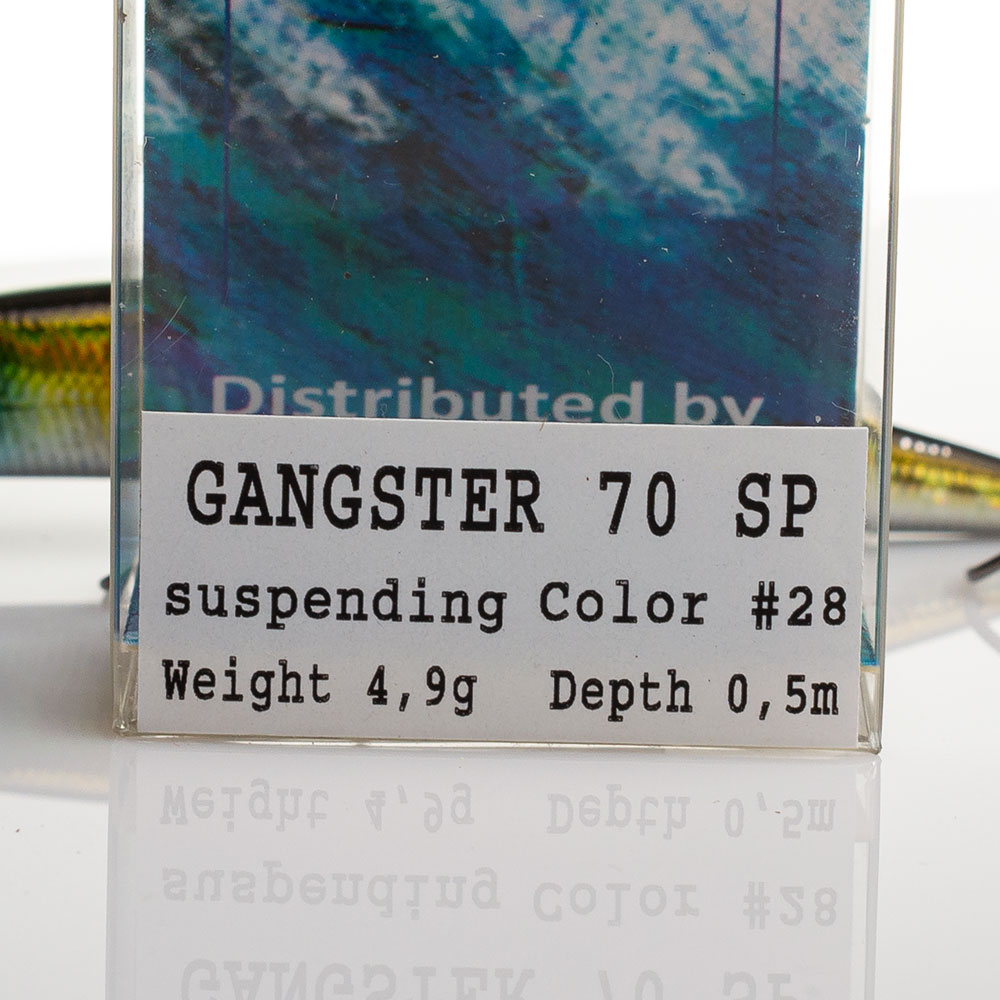 Воблер GANGSTER 70mm 4.9g col.28 (suspending) 2
