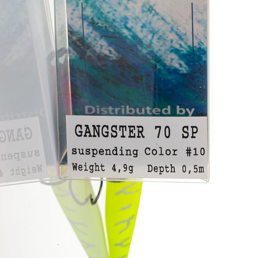 Воблер GANGSTER 70mm 4.9g col.10 (suspending) 2