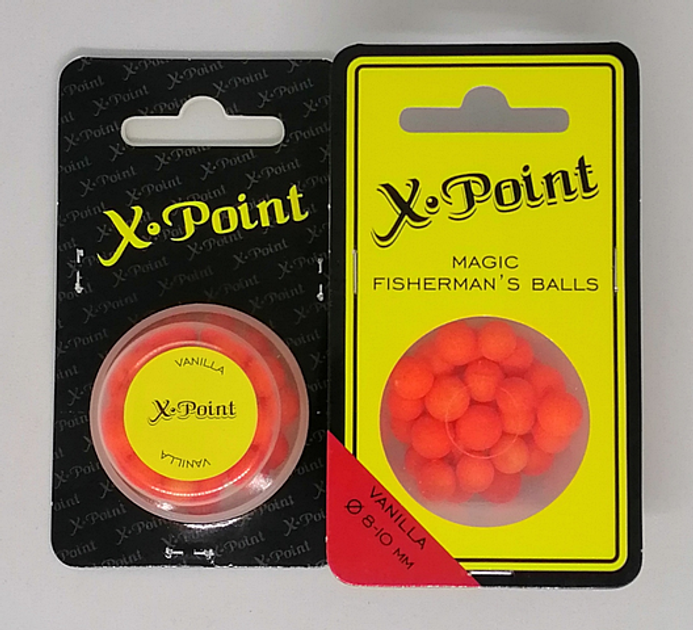 Плаваюча насадка X-Point Ваніль вогняно-жовтогарячий 8-10мм XL 2